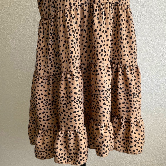 Beautiful Stylish Sexy Leopard Print Short Dress - Picture 11 of 16